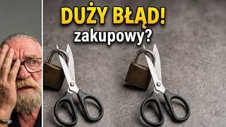 Pojechalem po mopa,a kupiłem kłódke i nożyczki.