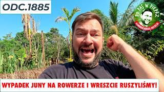Wypadek Juny na rowerze i wreszcie ruszyliśmy! Odc.1885